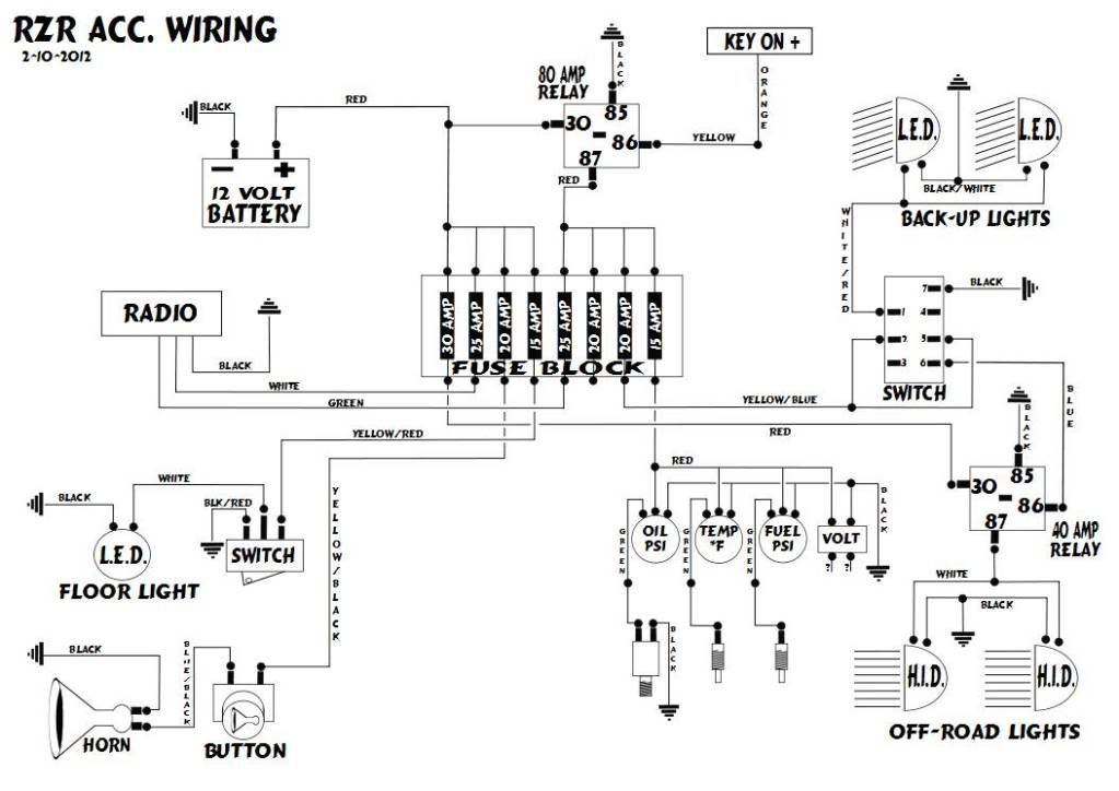 Are you using a 12v 30A Relay w/Light bars? Polaris RZR Forum RZR